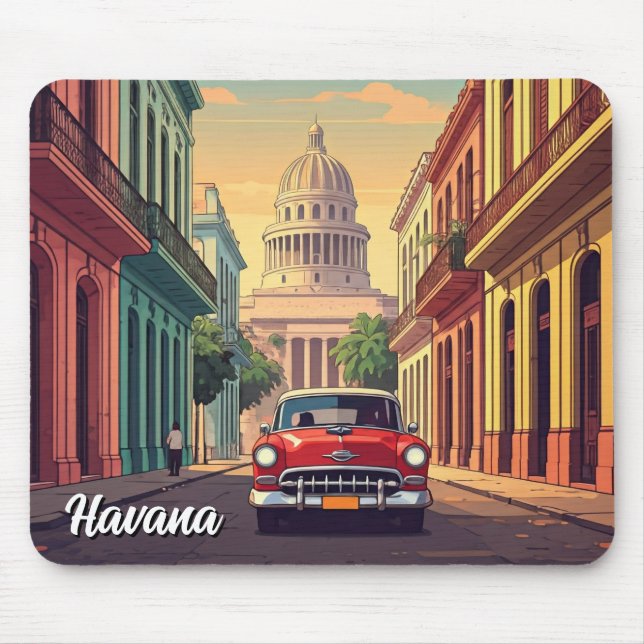 Havana Cuba Mouse Pad (Front)