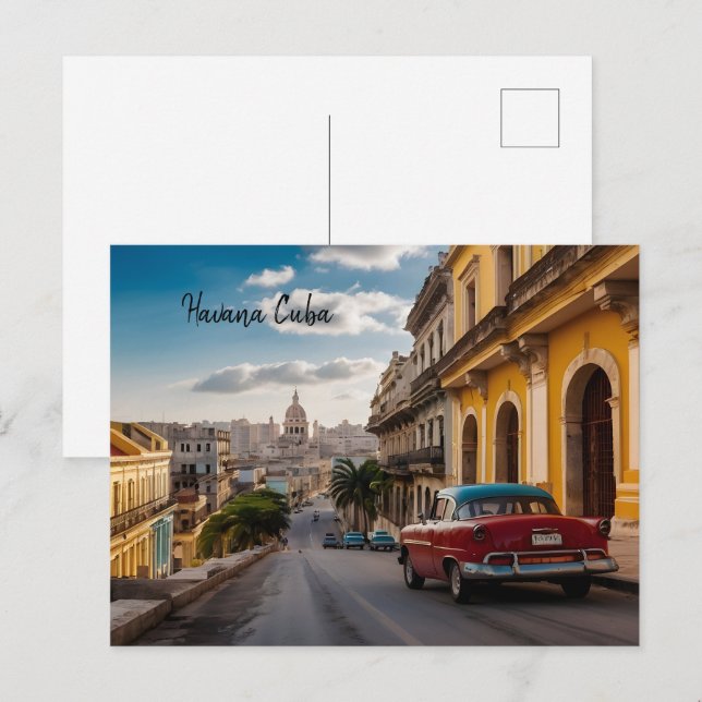 Havana Cuba Postcard (Front/Back)