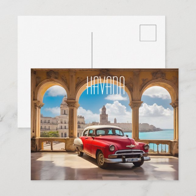 Havana Cuba Postcard (Front/Back)