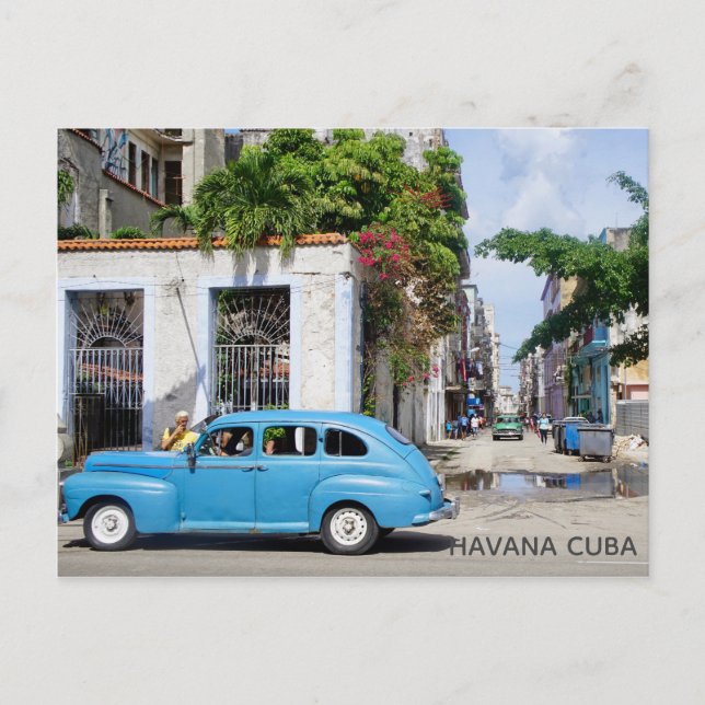 Havana Cuba Postcard (Front)
