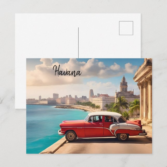 Havana Cuba Postcard (Front/Back)