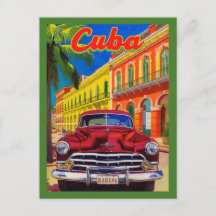 Havana Cuba Retro Travel – Colonial Old Car