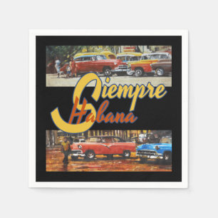 Havana Cuba - Siempre Habana Napkin