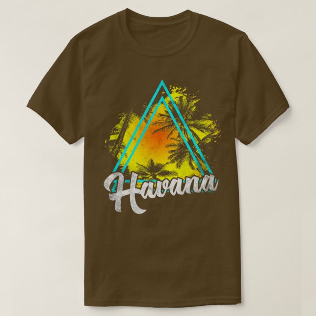 Havana Cuba T-Shirt (Design Front)