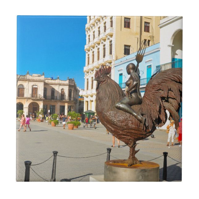Havana, Cuba Tile (Front)