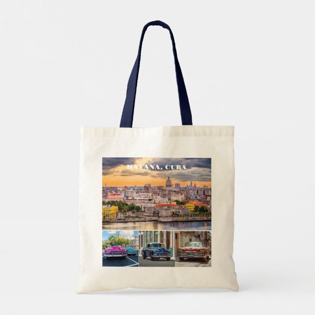 Havana CUBA Tote Bag (Back)