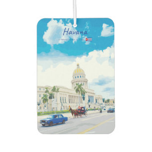 Havana, Cuba - Vintage Classic Soul Car Air Freshener