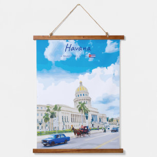 Havana, Cuba - Vintage Classic Soul Hanging Tapestry