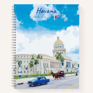 Havana, Cuba - Vintage Classic Soul Spiral Notebook