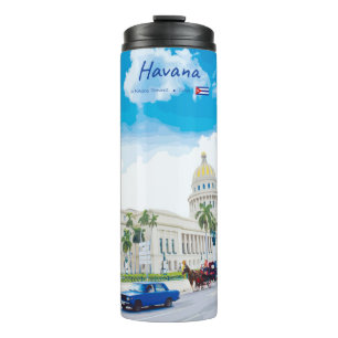 Havana, Cuba - Vintage Classic Soul Thermal Tumbler