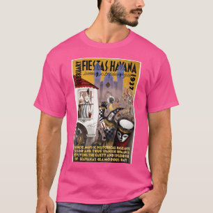 Havana Cuba Vintage Travel Poster T-Shirt