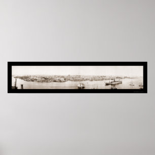 Havana Cuba Waterfront Photo 1920 Poster