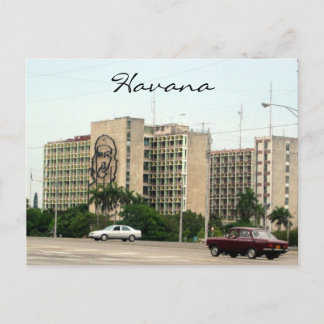 havana fidel postcard