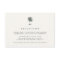 Havana Palm Wedding Reception Enclosure Card