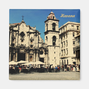 Havana square, Cuba magnet