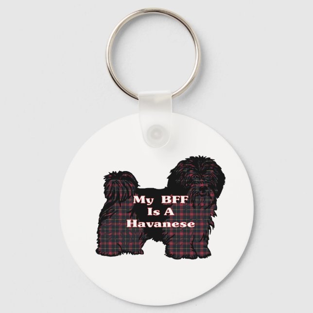 HAVANESE BFF Gifts Key Ring (Front)