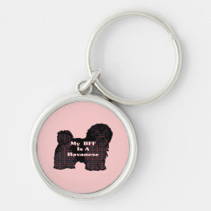 HAVANESE BFF KEY RING