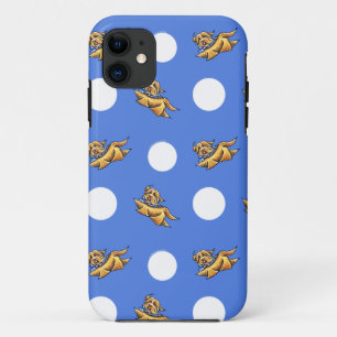 Havanese Blue Polka Dots iPhone 11 Case