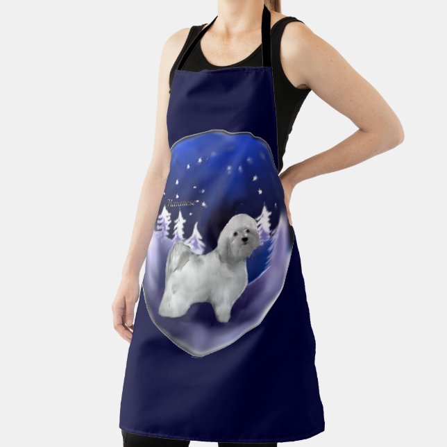 Havanese Christmas Apron (Insitu)