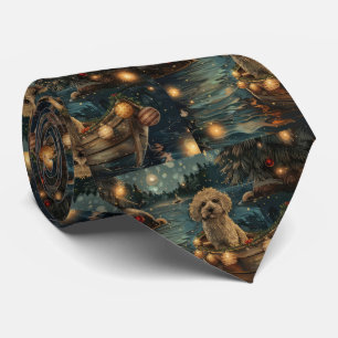 Havanese Christmas Festive Voyage Tie
