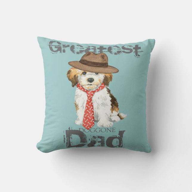 Havanese Dad Cushion (Front)