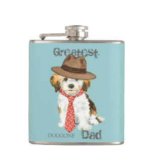 Havanese Dad Hip Flask