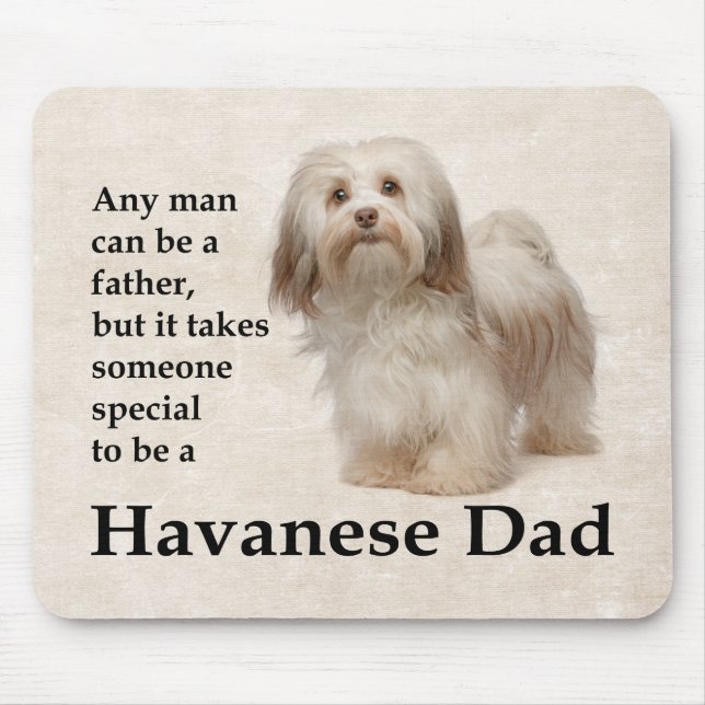 Havanese Dad Mousepad (Front)