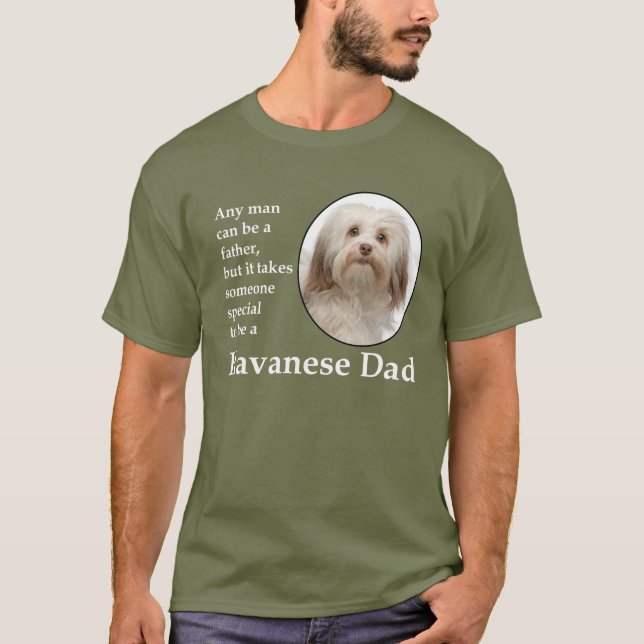 Havanese Dad T-Shirt (Front)