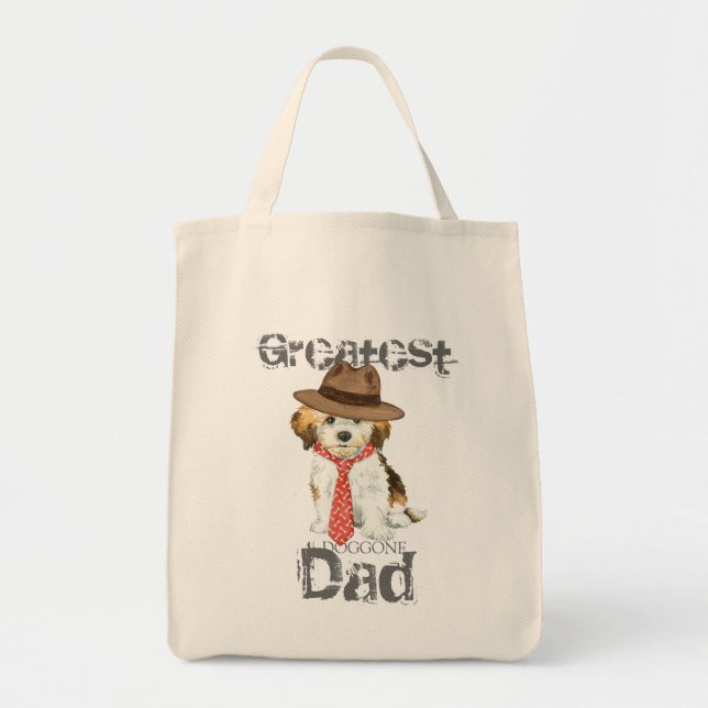 Havanese Dad Tote Bag (Front)