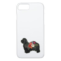 Havanese Dog Breed Boho Floral Sihouette Case-Mate