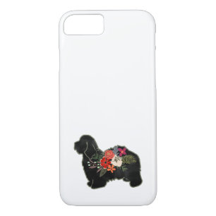 Havanese Dog Breed Boho Floral Sihouette Case-Mate Case-Mate iPhone Case