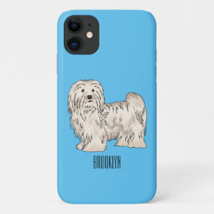 Havanese dog cartoon illustration Case-Mate iPhone case