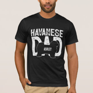 Havanese Dog Dad Puppy Dad T-Shirt