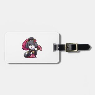 Havanese Dog Kimono   Luggage Tag