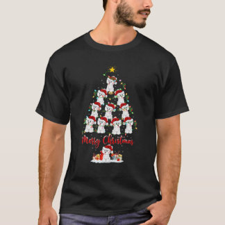 Havanese Dog Lover Matching Santa Havanese Christm T-Shirt