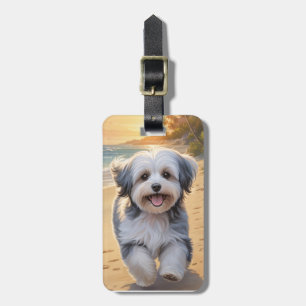 Havanese Dog Luggage Tag