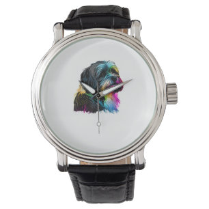 Havanese Dog Pop Art Design Havanese Lovers Watch