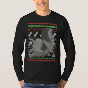 Havanese Dog Santa Claus Ugly Christmas Pattern X  T-Shirt