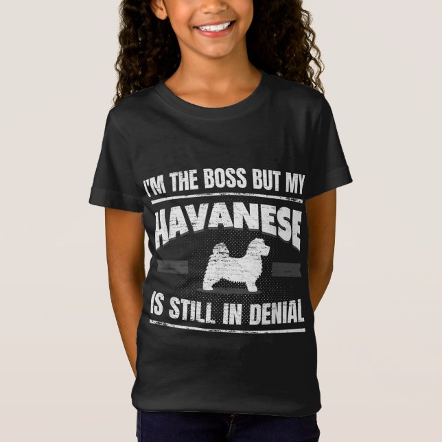 Havanese Dog Training Funny Dog Lover T-Shirt (Front)