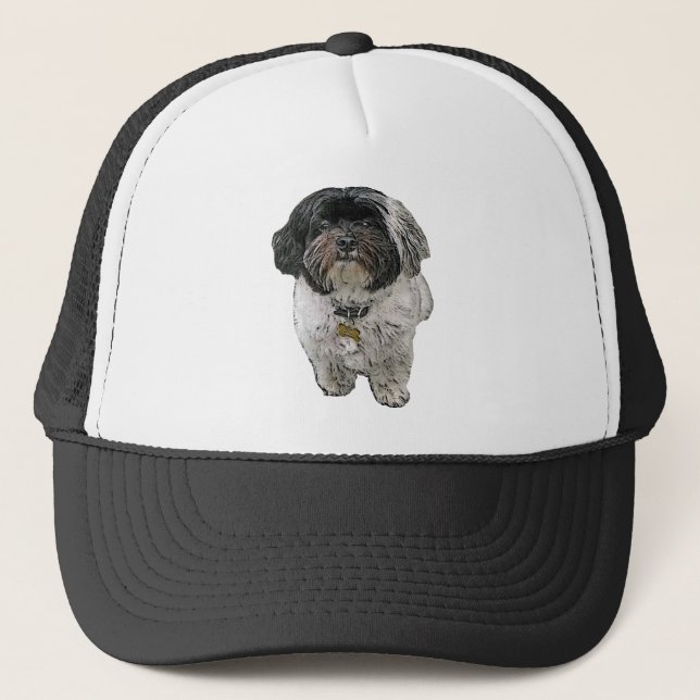 Havanese Dog Trucker Hat (Front)