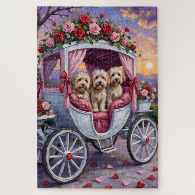 Havanese Dog Valentine's Day  Jigsaw Puzzle (Vertical)