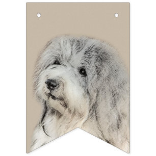 Havanese (Gold Sable) Painting - Original Dog Art Bunting