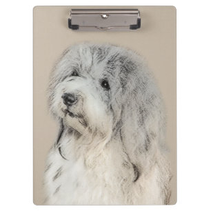 Havanese (Gold Sable) Painting - Original Dog Art Clipboard