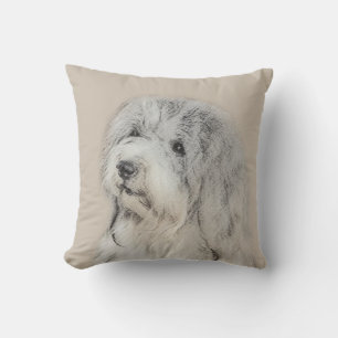 Havanese (Gold Sable) Painting - Original Dog Art Cushion
