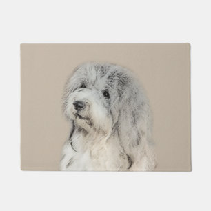Havanese (Gold Sable) Painting - Original Dog Art Doormat