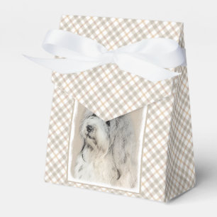 Havanese (Gold Sable) Painting - Original Dog Art Favour Box