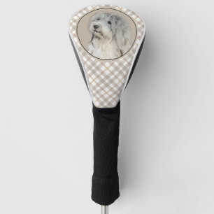 Havanese (Gold Sable) Painting - Original Dog Art Golf Head Cover