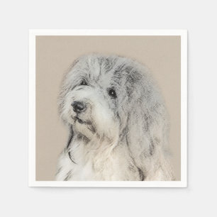 Havanese (Gold Sable) Painting - Original Dog Art Napkin