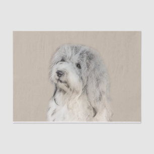 Havanese (Gold Sable) Painting - Original Dog Art Tissue Paper