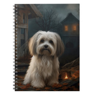 Havanese Halloween Scary Notebook